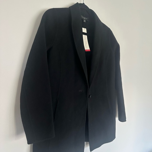 NWT Talbots 4P (Small) Black Blazer Coat – Wool Blend - Picture 5 of 9